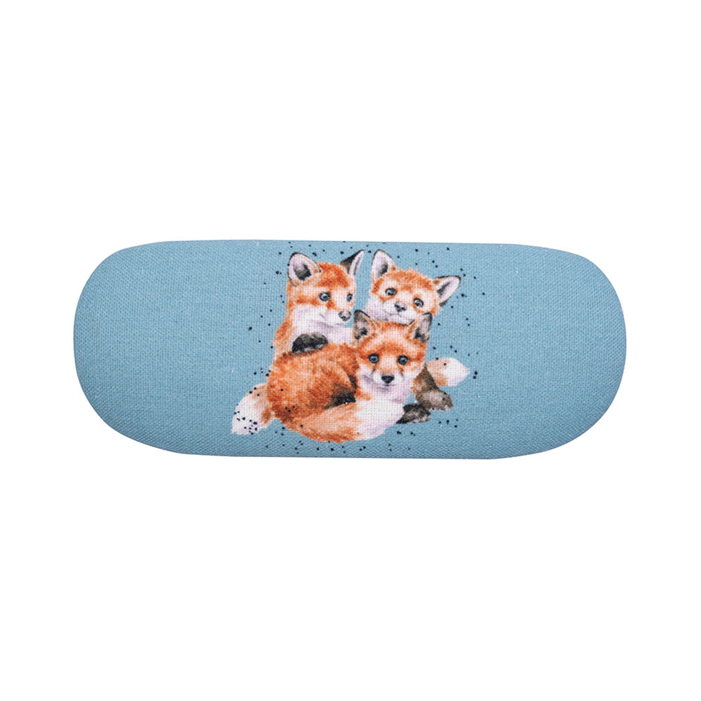 Brillenetui inkl. Putztuch, Motiv Fuchs " Snug as a Cub"