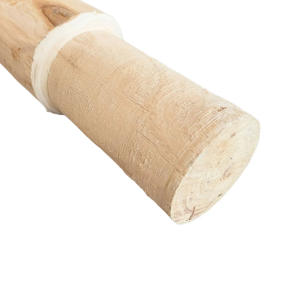 Teilgefräste Pfosten für Einschlag- und Aufschraubhülsen 80mm, Kastanie, in versch. Längen